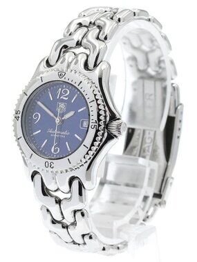 TAG HEUER S/el WG2311 Date blue Dial Automatic Ladies Watch_919213